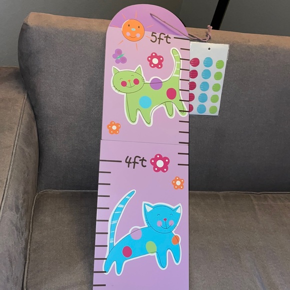 Everglow Co. LTD. Other - NWT.  Growth Chart Track & Measure Height.